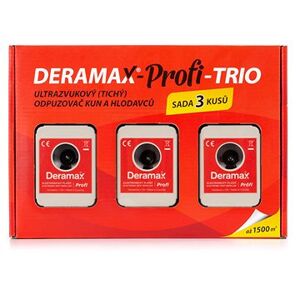 Deramax-Profi-Trio - Súprava 3 ks plašičov Deramax-Profi a príslušenstvo