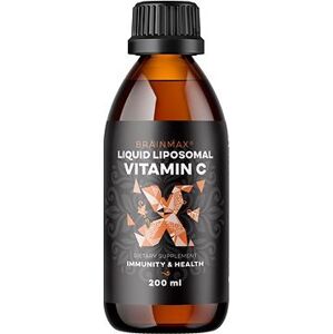 BrainMax Liquid Liposomal Vitamín C, Tekutý Lipozomálny Vitamín C, 200 ml
