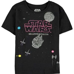 Star Wars – Millennium Falcon + Death Star – detské tričko 158 – 164 cm