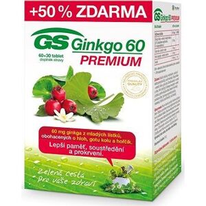 GS Ginkgo 60 Premium tbl. 60 + 30