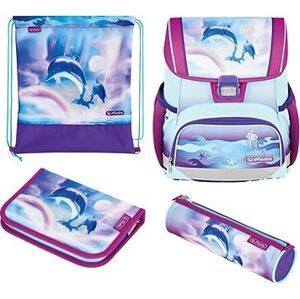 HERLITZ Loop+ Školní taška, delfín, 16L