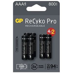 Nabíjacia batéria GP ReCyko Pro Professional AAA (HR03), 6 ks