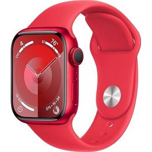 Apple Watch Series 9 41mm Cellular PRODUCT(RED) Červený hliník s červeným sportovním řemínkem - M/L