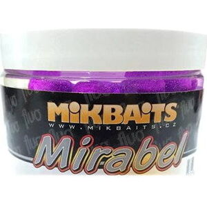 Mikbaits – Mirabel Fluo Boilie Pikantná slivka 12 mm 150 ml