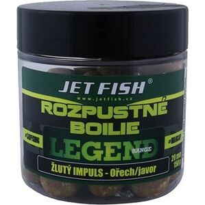 Jet Fish Rozpustné boilies Legend, Žltý impulz + Orech/Javor 20 mm 150 g