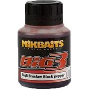 Mikbaits Legends Ultra dip BigB Broskyňa Black pepper 125 ml