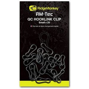 RidgeMonkey RM-Tec Quick Change Hooklink Clip Small 20 ks