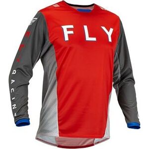 Fly Racing dres Kinetic Kore, 2023 červená/sivá