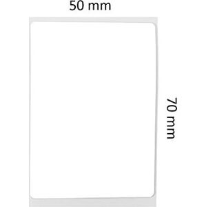 Niimbot etikety R 50 × 70 mm 110 ks White na B21
