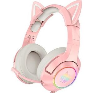 Onikuma K9 With Cat Ears Pink