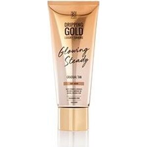 DRIPPING GOLD Glowing Steady Samoopaľovací krém Gradual Tan light / medium 200 ml