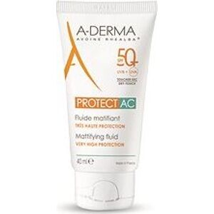 A-DERMA PROTECT AC Zmatňujúci fluid SPF50+ pre mastnú pleť so sklonom k akné 40 ml