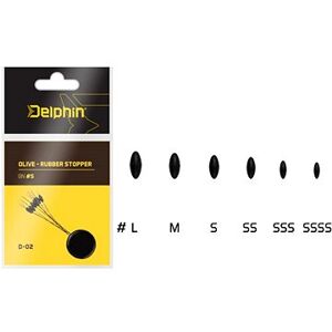 Delphin Olive Rubber Stopper Veľkosť SSSS