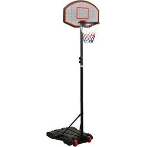 Shumee Basketbalový kôš čierny 216 – 250 cm polyetylén