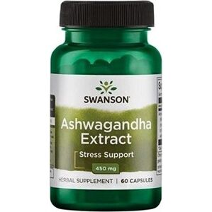 Swanson Ashwagandha Extract 450 mg, 60 kapslí