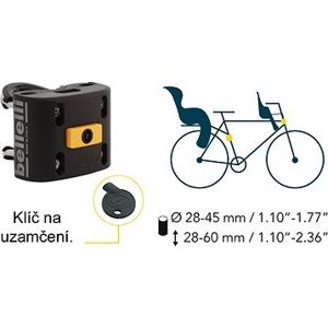 Upevňovací systém k sedačkám na bicykel, B,FIX