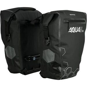 OXFORD bočné tašky AQUA V32 QR, (čierne, s rýchloupínacím systémom, objem 32 l, 1 pár)