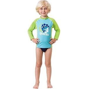 Detské lycrové tričko Mares RASHGUARD KID BOY, dlhé rukávy, veľkosť XS (2/3 roky)