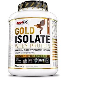 Amix Nutrition Gold Whey Protein Isolate 2280 g, Natural Chocolate