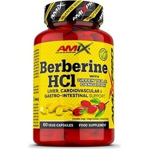 Amix Nutrition Berberine HCl with GreenTea & Dandelion, 60 kapsúl