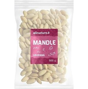 Allnature Mandle jadrá natural lúpané 500 g