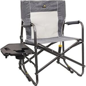 GCI Outdoor Freestyle Rocker™ with Side Table Heathered Pewter