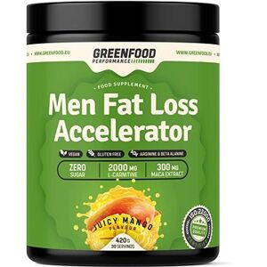 GreenFood Nutrition Performance Mens Fat Loss Accelerator Juicy mango 420 g