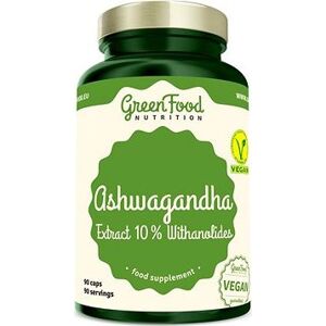 GreenFood Nutrition Ashwagandha Extract 10% Withanolides 90 kapsúl