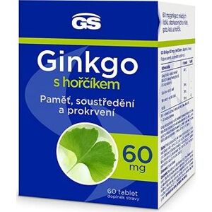 GS Ginkgo 60 mg s horčíkom, 60 tablet