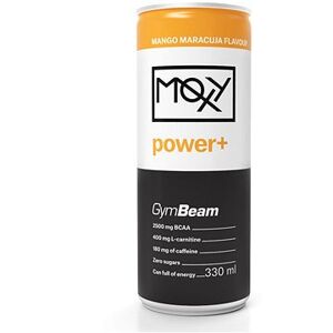 GymBeam Moxy Power+ Energy Drink 330 ml, mango maracuja