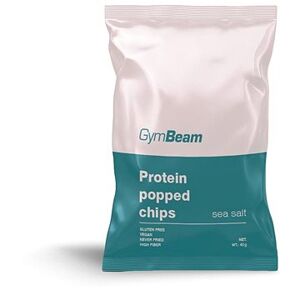 GymBeam Proteínové čipsy 40 g Morská soľ