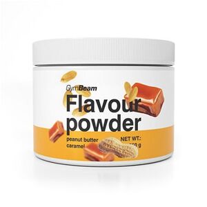 GymBeam Flavour powder, arašidové maslo karamel
