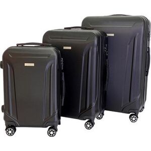 Sada 3 kufrov T-class 796, M, L, XL, ABS, TSA zámok (čierna)