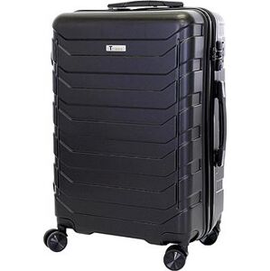 T-class® Cestovní kufr 618, matná černá, L