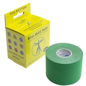 KineMAX SuperPro Cotton kinesiology tape zelená