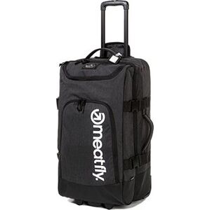 Meatfly Contin 3 Trolley Bag, Heather Charcoal, Black