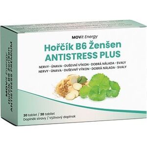 MOVit Horčík – Ženšen Anti-Stress Premium 30 tablet