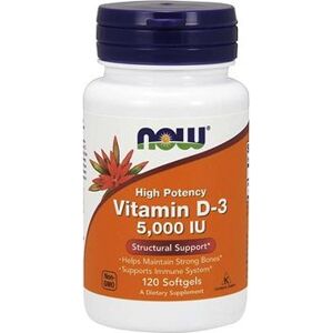 NOW Vitamin D3, 5000 IU