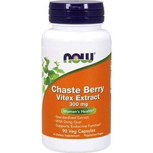 NOW Chaste Berry Vitex Extract (Drmek obecný), 300 mg