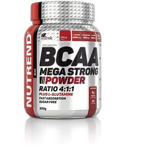 Nutrend BCAA Mega Strong Powder, 500 g, cherry
