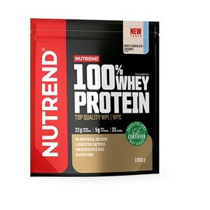 Nutrend 100 % Whey Protein 1000 g, biela čokoláda + kokos