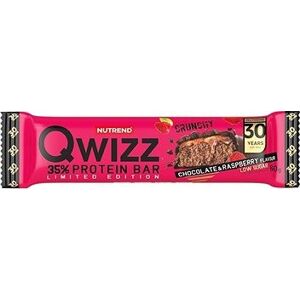 Nutrend QWIZZ Protein Bar 60 g, čokoláda+malina