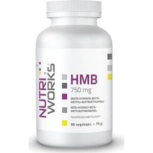 NutriWorks HMB 750 mg, 90 kapsúl