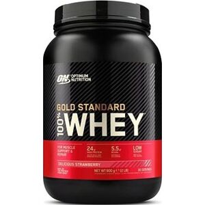 Optimum Nutrition Protein 100% Whey Gold Standard 910 g, jahoda