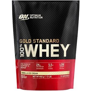 Optimum Nutrition 100 % Whey Gold Standard 450 g, Vanilla Ice Cream