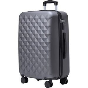 ROWEX Cestovný kufor s TSA zámkom Crystal, sivo-čierna