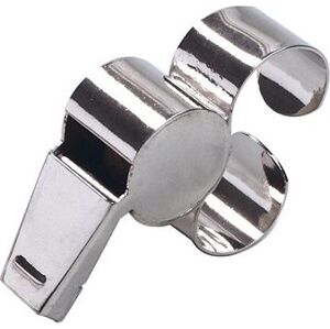 Select Referees whistle w/metal finger grip