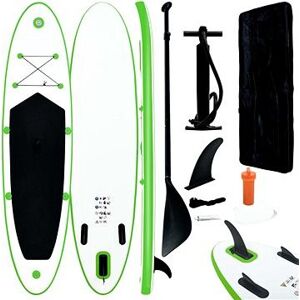 SHUMEE Nafukovací SUP paddleboard zeleno-biely 390
