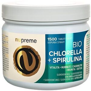 Nupreme BIO Chlorella + Spirulina 1500 tbl.