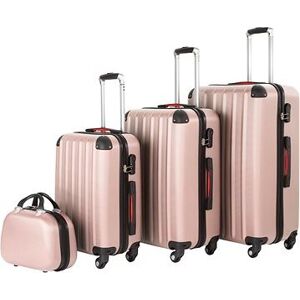 Cestovné kufre Pucci súprava 4 ks ružová zlatá